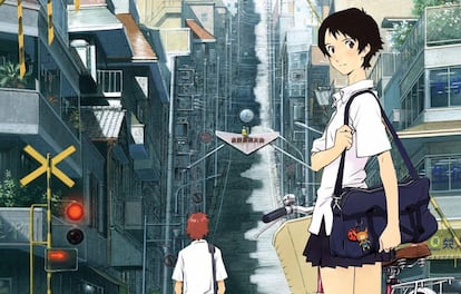 Fotograma de 'La chica que saltaba a través del tiempo' (2006) dirigida por Mamoru Hosoda.