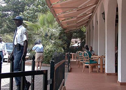 Un céntrico hotel de Kampala, la capital de Uganda.