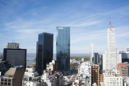 La nueva torre del BBVA en Buenos Aires.