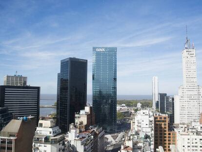 La nueva torre del BBVA en Buenos Aires.