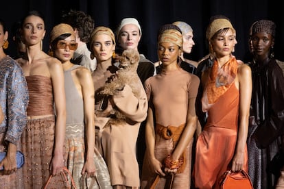 Giorgio Armani Spring Summer 2025 collection in New York