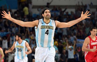 Luis Scola, con 23 puntos, fue el máximo anotador albiceleste.