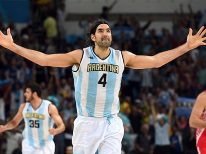 Luis Scola, con 23 puntos, fue el máximo anotador albiceleste.