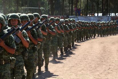 Unos 3.500 militares del Operativo Chilapa, en Guerrero.