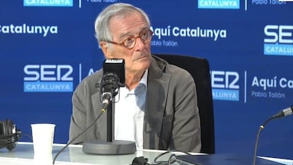 Xavier Trias durante la entrevista en SER Catalunya.