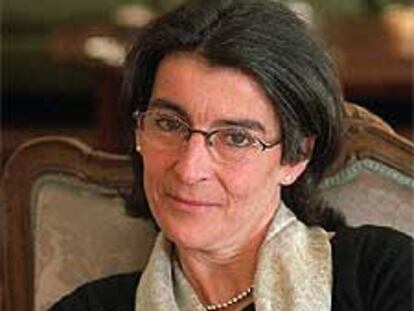 Carmen Audera, en su reciente visita a Madrid.