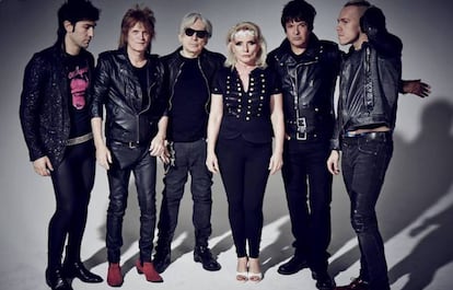 La banda de rock Blondie.