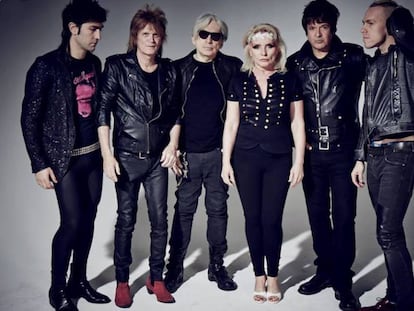 La banda de rock Blondie.