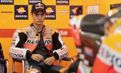 Dani Pedrosa, en el circuito de Misano.