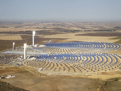 The Solúcar solar energy park near Seville.