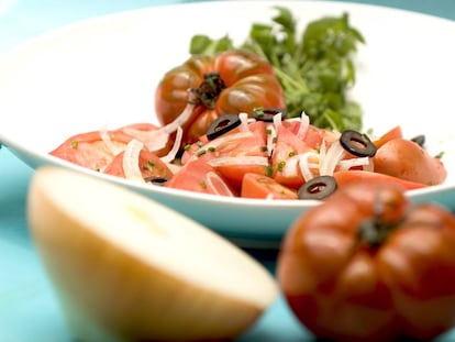 A tomato salad, like this one, has caused quite a stir for British blogger Gabbie Jarvis.