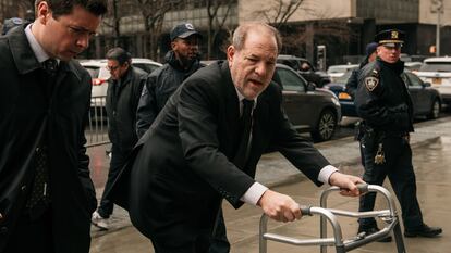 Harvey Weinstein llega a los juzgados de Nueva York el pasado 16 de enero.