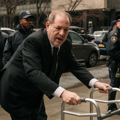Harvey Weinstein llega a los juzgados de Nueva York el pasado 16 de enero.
