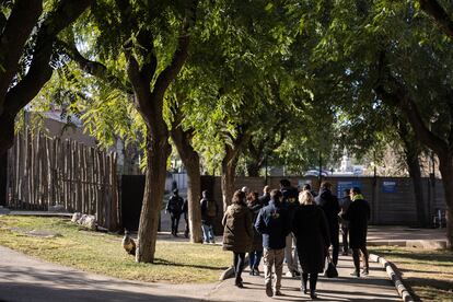 En la imagen una parte del paseo del Zoo que abrirá al público para unir  la Vila Olimpica con el parque de la Ciutadella. 