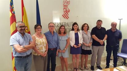 La consejera de Sanidad, Carmen Mont&oacute;n, durante su visita al Hospital Provincial de Castell&oacute;n. 