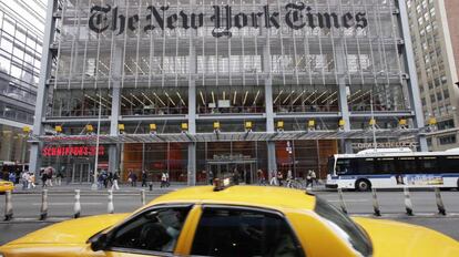 Rascacielos sede el The New York Times en Manhattan