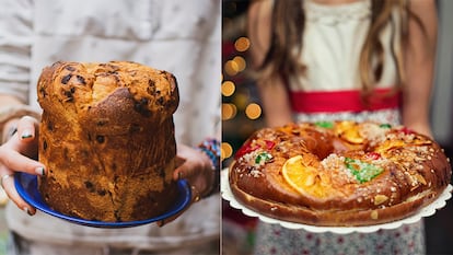 Panetone y roscon de Reyes