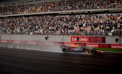 Checo Pérez en el Gran Premio de China