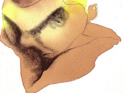 Curzio Malaparte visto por Sciammarella.