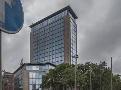 El edificio del Deutsche Bank en Barcelona.