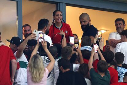 Georgina Rodriguez, en Gelsenkirchen, Alemania, el pasado junio.