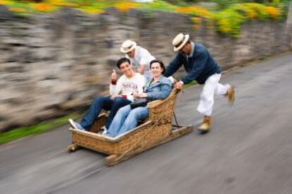 Turistas en Madeira.