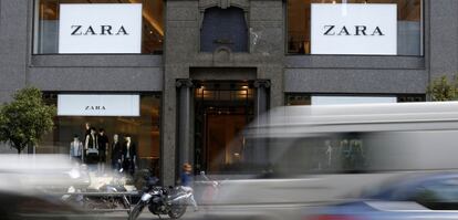 Tienda de Zara, del grupo Inditex, en Madrid