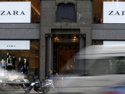 Tienda de Zara, del grupo Inditex, en Madrid