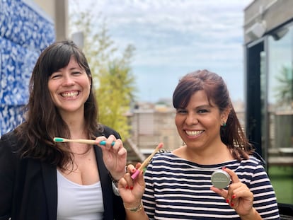 Juliana Montaño (izquierda) y Andrea Vázquez, fundadoras de Mínima Organics.