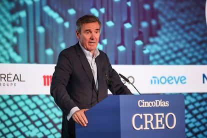 Carlos San Basilio, presidente de la CNMV, durante su intervención en la segunda jornada del Foro Económico CREO 2025.