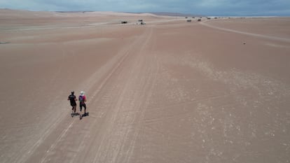 Desierto de Majes (Arequipa, Perú) donde se quiere extender el cultivo de frutales.