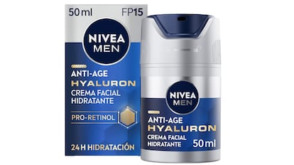 nivea men hyaluron crema hidratante antiedad fp15 en oferta