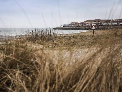 Una de las playas de Ystad.