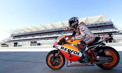 Marc Márquez, en el circuito de Austin.