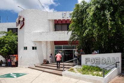 Fiscalía General del Estado de Campeche, el 8 de agosto del 2025.