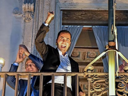 Di Maio, el jueves, tras aprobarse el plan presupuestario.