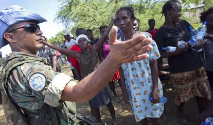 Militares uruguayos en Haití en 2010
