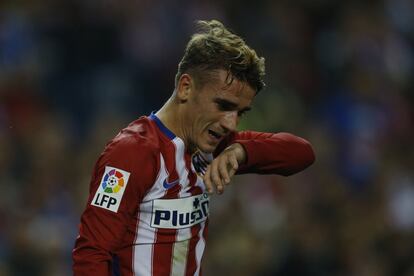 Griezmann se lamenta del fallo del penalti