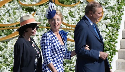 Carlos de Borbón y Camila de Borbón, entre los invitados.