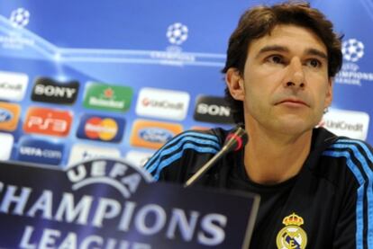 Karanka, en la rueda de prensa previa al partid de <i>Champions</i> ante el Ajax.