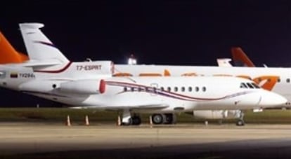 El avión incautado, en una imagen distribuida por el Departamento de Justicia.