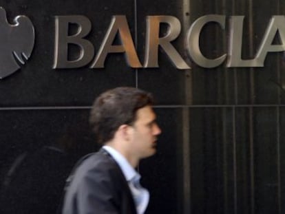 Vista de la sede del banco Barclays en Nueva York, Estados Unidos