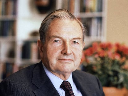 David Rockefeller, em uma foto de 1981