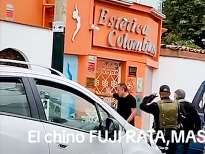 El expresidente peruano Alberto Fujimori aparece en video casero en la visita al dentista.