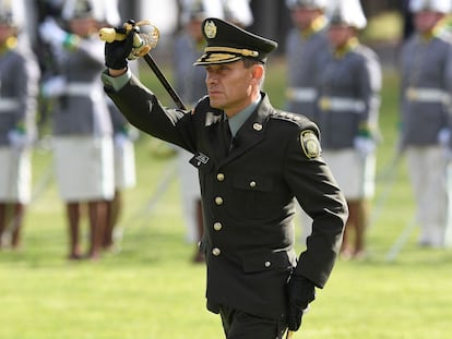 El general Henry Sanabria se posesiona como director de la Policía, en agosto de 2022.