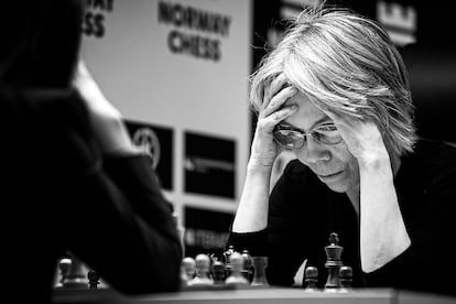皮亚·卡姆林 (Pía Carmling) 本周二在挪威国际象棋比赛中