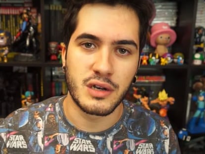 El 'youtuber' Wismichu, en un vídeo de su cuenta.