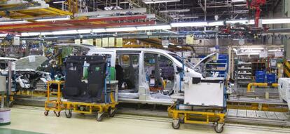 Fábrica de coches de la empresa Nissan situada en Barcelona