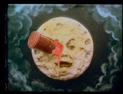 Copia restaurada de 'Viaje a la Luna', de Georges Melies de 1902.