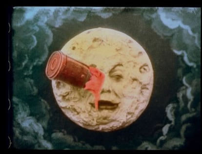 Copia restaurada de 'Viaje a la Luna', de Georges Melies de 1902.